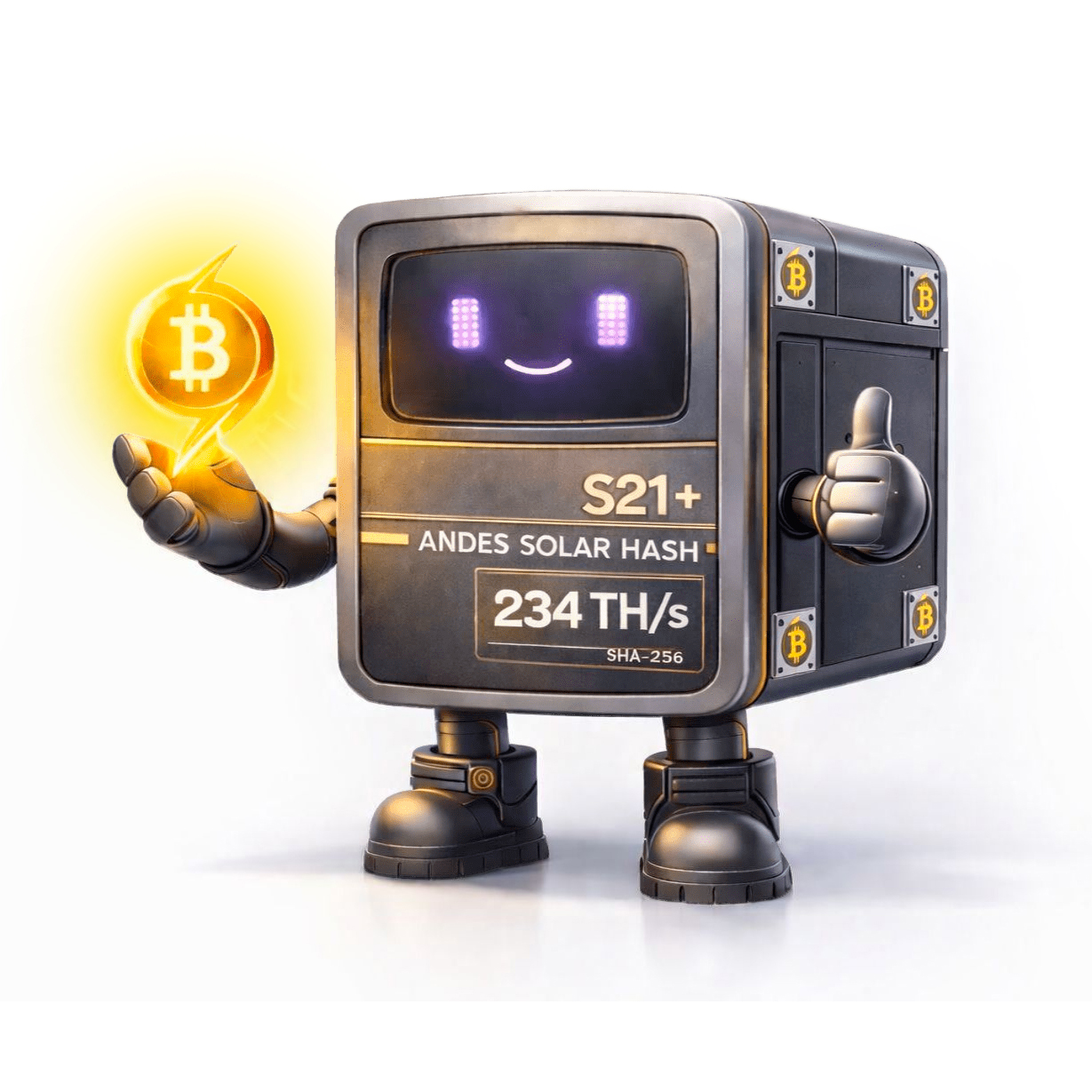 Minero S21+ Andes Solar Hash NFT